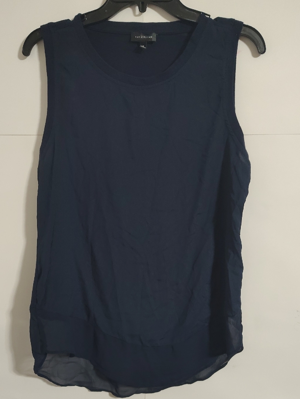 The Limited Navy Blue Sleeveless Shell Camisole Size M. -L